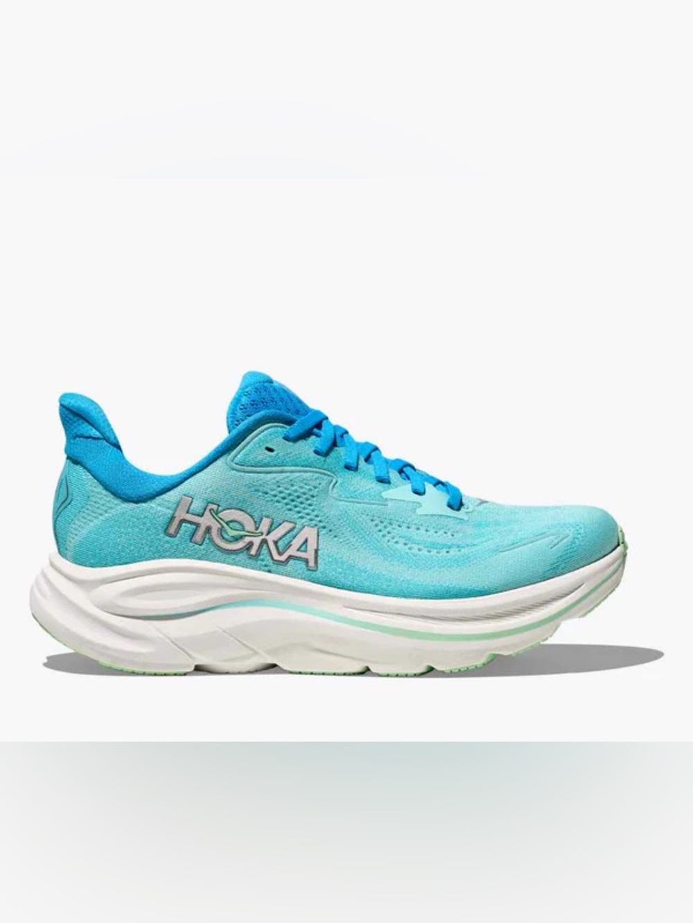 HOKA Clifton 10 women's running shoes skyward blue size 8.5D
